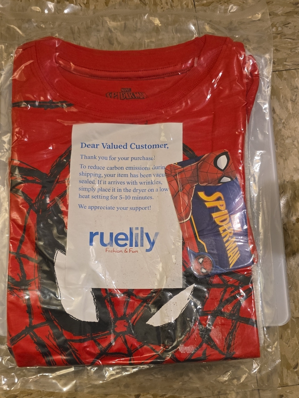 Marvel Red Spider-Man Short Sleeve Tee